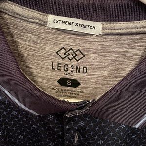 LEG3ND (Legend) Golf polo men’s Sz S